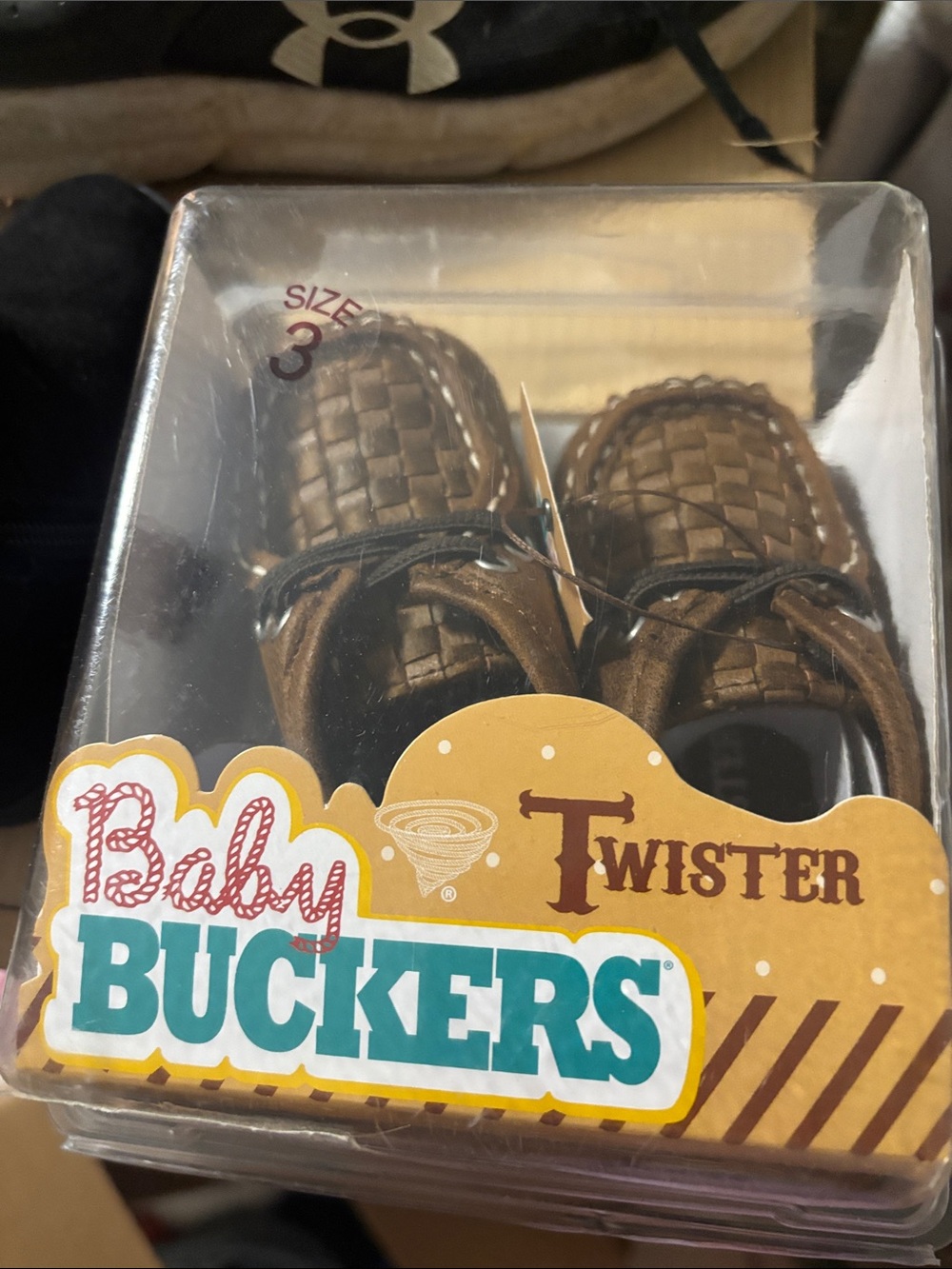 Twister Brown Baby Shoes - Size 3